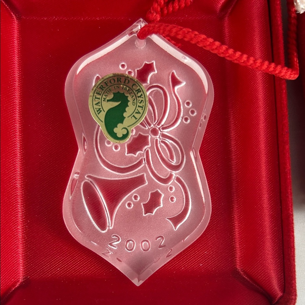 Waterford Crystal 2002 Songs of Christmas ornament “Deck the Halls” 7th Edition